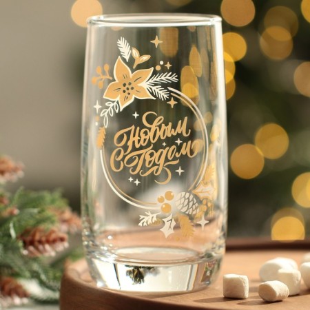 A glass "Happy New Year", 330 ml-1