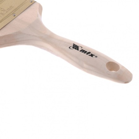 Brush flat MTX 83226, hard artificial bristles, wooden handle, 3 "-1