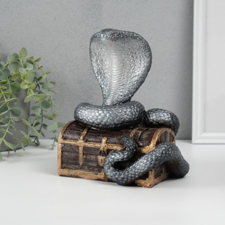 New Year's piggy bank "Cobra on the chest" 20 x 17 x 12 cm.