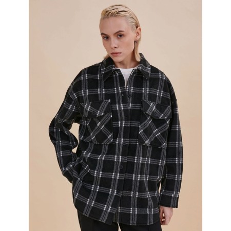 Women's jacket, size l, black color
