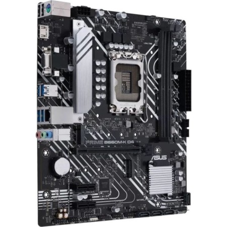 The ASUS Prime B660M-K D4 SOC-1700 Intel B660 2XDDR4 MATX, GBLAN RAID+VGA+HDMI 93719-1