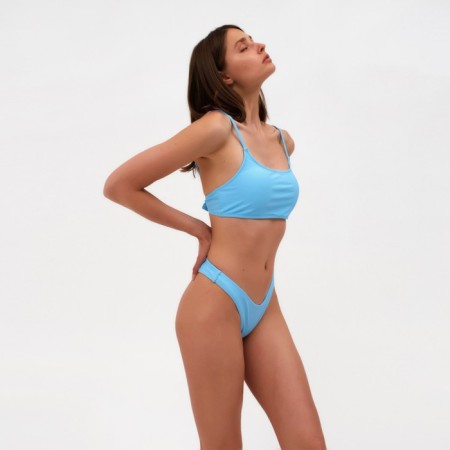 Female women's swimming trunks minku bikini, blue color, size 46-2