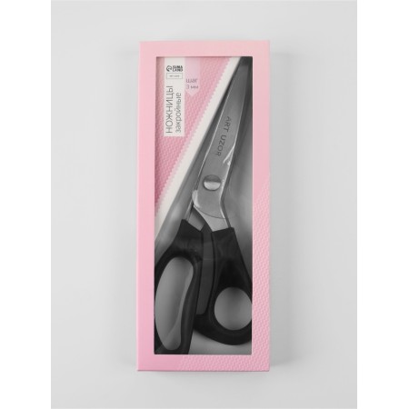 Scissors "Zigzag", 9 ", 23 cm, step - 3 mm, black color-8