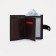 Male purse on Magnet, 3 in 1, department for auto documents and passports, black color