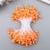 Stamens for artificial flowers "Drops of bright orange" (set 130 pcs) length 6 cm