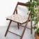 Siddle on the chair of the Forest Dwellers 42x42 cm, 100% cotton, mobbled 164 g/m2