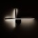 Wall lamp Arte Lamp Acrux A2217AP-2BK, LED, 18 W, 5x56x36 cm, 900 lm, black