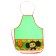 Apron for labor + sleevens, 535 x 445/230 x 145 mm, multi-bullets "Cheburashka" Green ChBT_53180