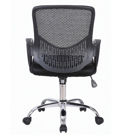 Brabix chair "Next MG-318", with armrests, chrome, black-4