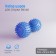 Balls for washing linen shade, d = 6 cm, 2 pcs, blue color