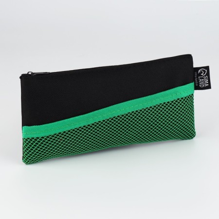 School textile school “September 1: Black with a grid”, 21*10 cm-3