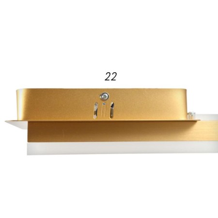 Causteen with PDU 1346/1 LED 80W 3000-6000K gold 43x43x9 cm Bayerlux-5