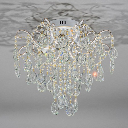 Ceiling lamp 4x60W E27, size 46.5x46.5x37 cm-4