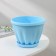 Pot for flowers with the Podon "Noble", 1 L, D = 14 cm, Blue Color