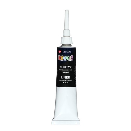 Cut on glass and ceramics 18 ml, ZHK Decola, black, (5303810)-3