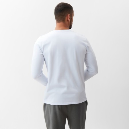 Jumper (Longsliv) Male Minaku: Basic Line Man Color White, size 44-3