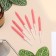 Candles for the cake "Brilliant party", 6 pcs, pink