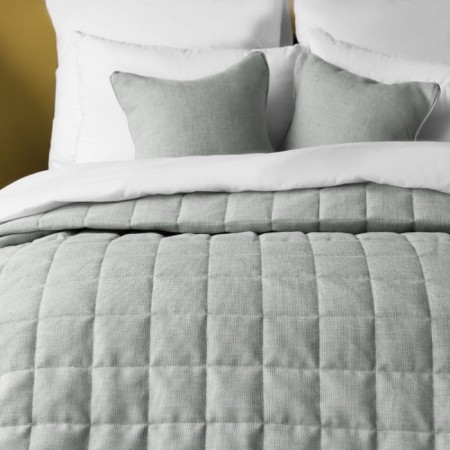 Jerry set: a cover 230 x 250 cm, pillowcase 45 x 45 cm - 2 pcs, the color is gray - beige-2