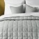 Jerry set: a cover 230 x 250 cm, pillowcase 45 x 45 cm - 2 pcs, the color is gray - beige