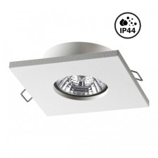 The lamp is built -in moisture -proof Novotech. Aqua, 50W, GU10, 24.5x85x85 mm, white color