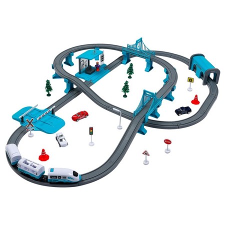 Big Toy Railway "My City", 104 items, turquoise-3