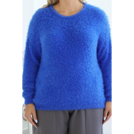 Female jumper, size 56, blue color-12