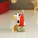 Souvenir Polystone SPRACTER with a candle "Bowing of a gland with coins" MIX 4.5x4.3x3 cm