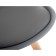 Plastic stool Bonuss array/eco -leather/plastic, natural/gray 49x57x82 cm