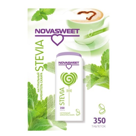 Sugar substitute in stevia tablets, 350 pcs