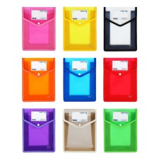 Folder-convert on the A5, 500 MKR button, with extension, vertical, pocket for business cards, mix