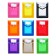 Folder-convert on the A5, 500 MKR button, with extension, vertical, pocket for business cards, mix
