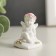 Figure Polystone "Angel on the heart in roses" mix 3.7x3.3x2 cm