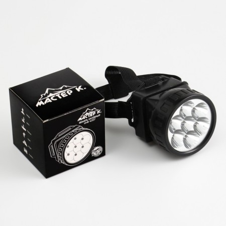 The flashlight "Master K.", 7 Led, 1 mode, 7.5 x 6.3 cm, 3 aa-1