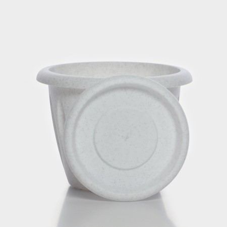 Pot with the pallet "Felicia", 1.8 l, the color is marble-4