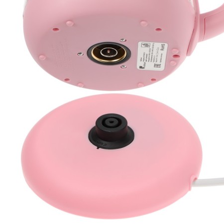 Electric kettle KitFort KT-653-2, glass, 1 l, 1100 watts, pink-6