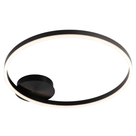 Planetary 1xLED ceiling lamp 31W, size 60x60x7.3 cm, black color is black