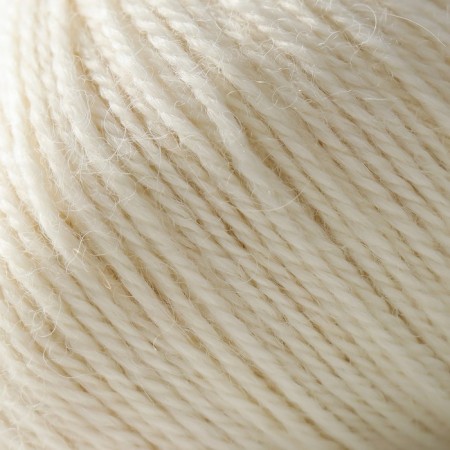 Gingerbread "Alpaka" 65% alpaca, 20% viscose, 15% acrylic 150m/50g (205 white)-2