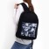 School Youth Backpack "Anime", 33x13x37, lightning department, n/pocket, black
