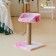 A column-bungee with a sunbed, 35 x 35 x 50 cm, pink-white