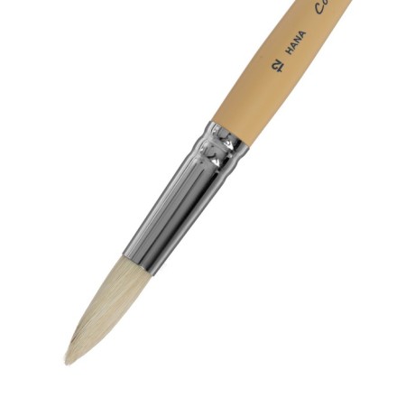 The brush is round brush, Hana compose No. 12 (hair length 35 mm), short dull handle-1