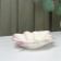 Serving share "Rose", 21 × 15 × 4.5 cm, white color