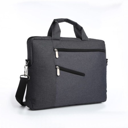 Laptop bag, "Alex", color gray color-2