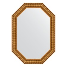 Mirror in the baguette frame, a gold aqueduct 61 mm, 50x70 cm