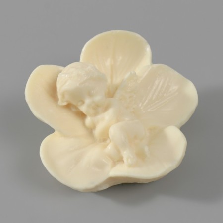 Mold Silicon "Angel on Flower" 4.5x4.5x2.5 cm mix-6