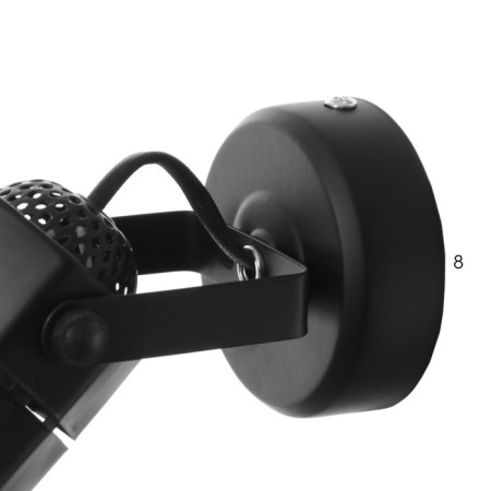 Spot "Rumbik" GU10 Black 8x8x14.5cm-4