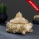 Casket, ivory/gold 15x12x14cm