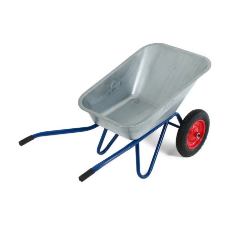 Construction car, two -wheeled: cargo/n 200 kg, volume of 100 l, blue pens-2