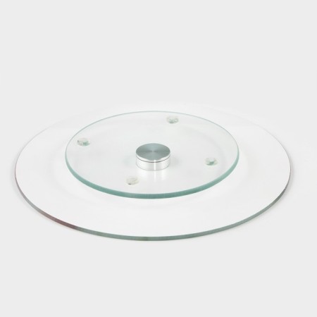 Glass stand for a cake rotating shares "Piono", D = 24 cm-3