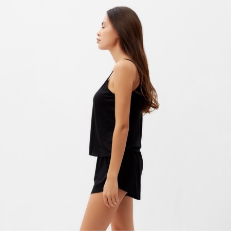 Female pajamas (top, shorts) KAFTAN Rr. 44, col. black-3