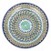 Largan Rishtan ceramics "Patterns", 32 cm, blue